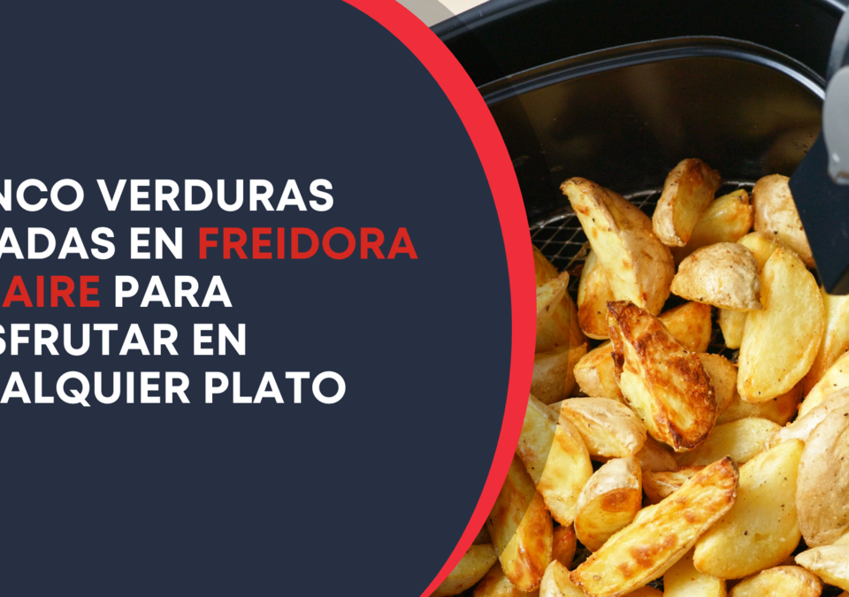 Cinco verduras asadas en freidora de aire para disfrutar en cualquier plato